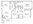 1,240 sq. ft. E floor plan