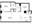 1,022 sq. ft. CA floor plan