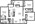 1,433 sq. ft. C2 floor plan