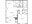 649 sq. ft. A2 floor plan