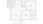 825 sq. ft. C floor plan
