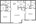 782 sq. ft. floor plan