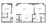 1,135 sq. ft. B3 floor plan