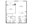 840 sq. ft. A4X floor plan