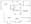 824 sq. ft. A5 floor plan