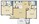 885 sq. ft. Stratford/B1 floor plan