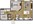 688 sq. ft. A7 floor plan