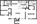 1,056 sq. ft. B2 floor plan