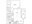 719 sq. ft. A floor plan