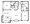 1,237 sq. ft. Paris floor plan