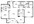 1,162 sq. ft. B2/Mkt floor plan