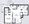 718 sq. ft. A2 floor plan