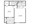 561 sq. ft. A1 floor plan