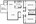 841 sq. ft. Bradford floor plan