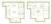 1,104 sq. ft. B3 floor plan
