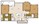 1,358 sq. ft. C1 floor plan