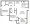 910 sq. ft. B floor plan