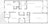 888 sq. ft. 50% floor plan
