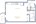 629 sq. ft. floor plan