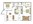 837 sq. ft. D floor plan