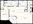 1,143 sq. ft. A6 floor plan