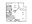 1,002 sq. ft. A8 floor plan