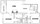 976 sq. ft. B3 floor plan