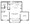 1,024 sq. ft. B8 floor plan