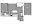 823 sq. ft. A3 floor plan