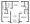 944 sq. ft. B1 floor plan