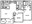 984 sq. ft. B1 floor plan
