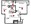 646 sq. ft. A2 floor plan