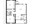 925 sq. ft. floor plan