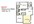 1,060 sq. ft. B2 floor plan