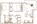 1,073 sq. ft. Reba floor plan