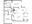 1,023 sq. ft. B2 floor plan
