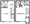 824 sq. ft. floor plan