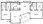 963 sq. ft. Poplar floor plan