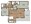 1,157 sq. ft. B3 floor plan