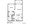 672 sq. ft. A2 floor plan