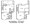 1,012 sq. ft. B2 floor plan