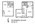 1,022 sq. ft. B4T floor plan