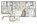 859 sq. ft. B1 floor plan