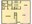 599 sq. ft. floor plan