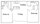 1,021 sq. ft. G floor plan