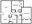 880 sq. ft. B1 floor plan