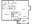 656 sq. ft. floor plan