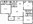 1,131 sq. ft. floor plan