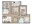 1,127 sq. ft. Charlston/60% floor plan