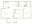 960 sq. ft. 50% floor plan